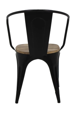 Industriële Caféstoel Tap - Mangohout / Ijzer -Collectie Woonkamermeubels SI 105 4 b232