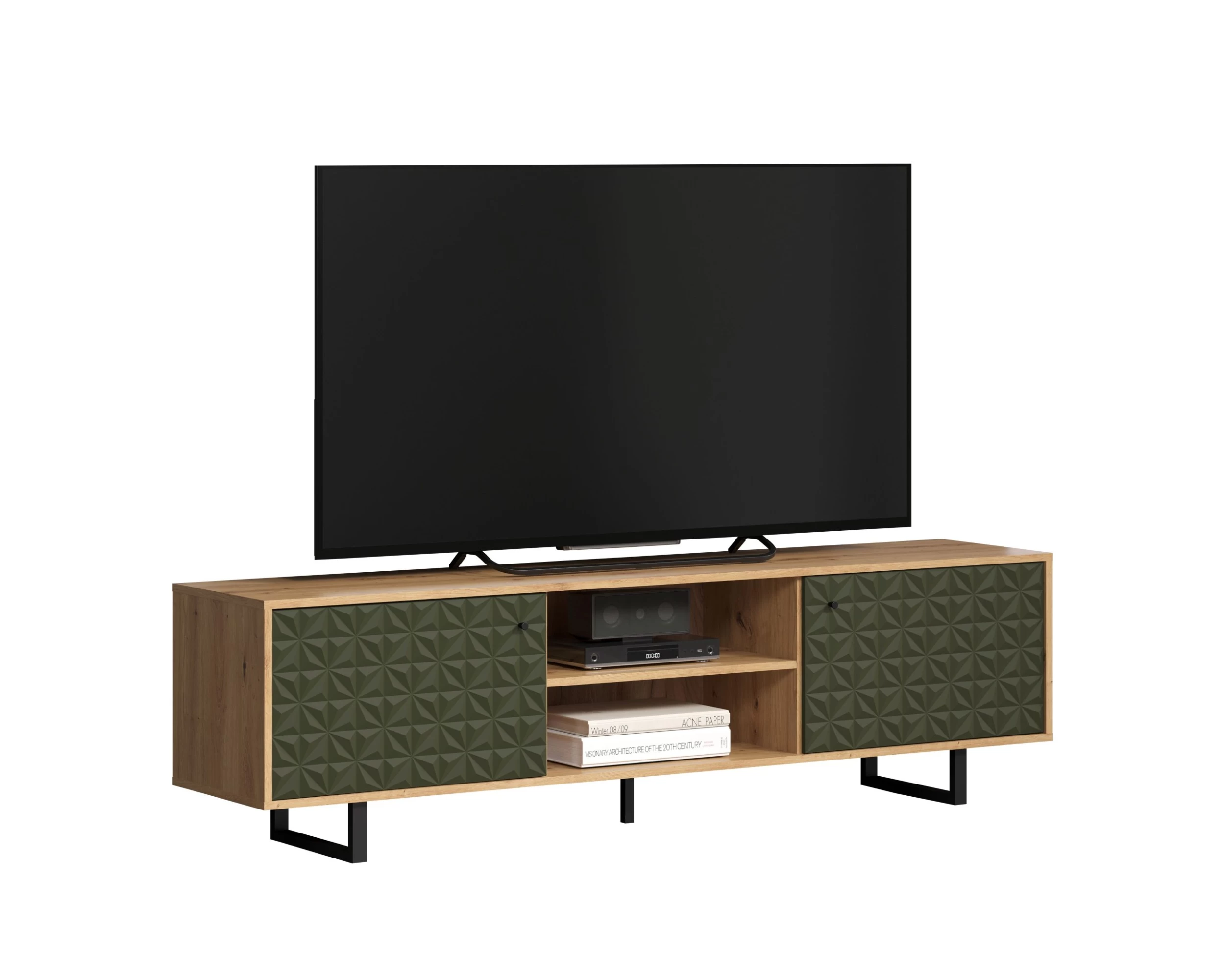 Tv-meubel Sentra | 184 X 40 X 52 Cm | Artisan Oak 9 Tv-meubel Sentra | 184 X 40 X 52 Cm | Artisan Oak - Afbeelding 9