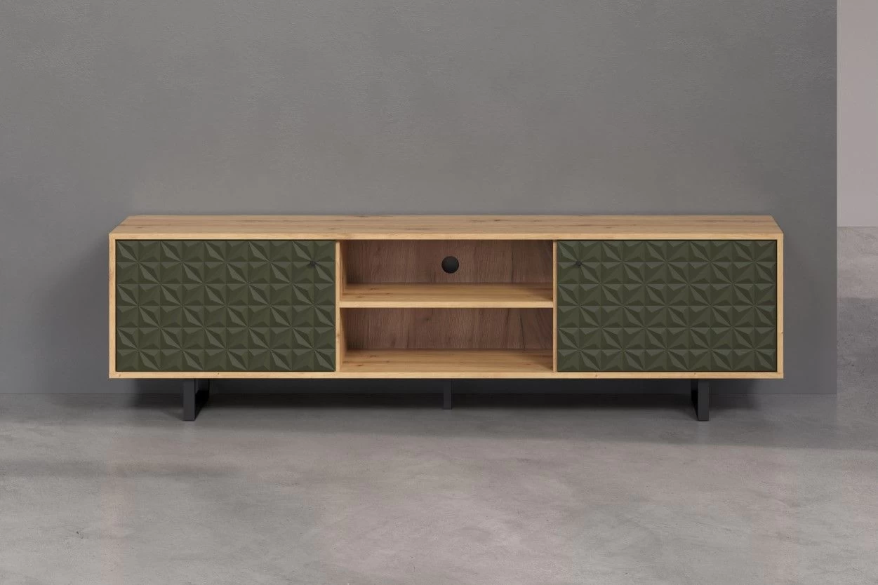 Tv-meubel Sentra | 184 X 40 X 52 Cm | Artisan Oak 4 Tv-meubel Sentra | 184 X 40 X 52 Cm | Artisan Oak - Afbeelding 4
