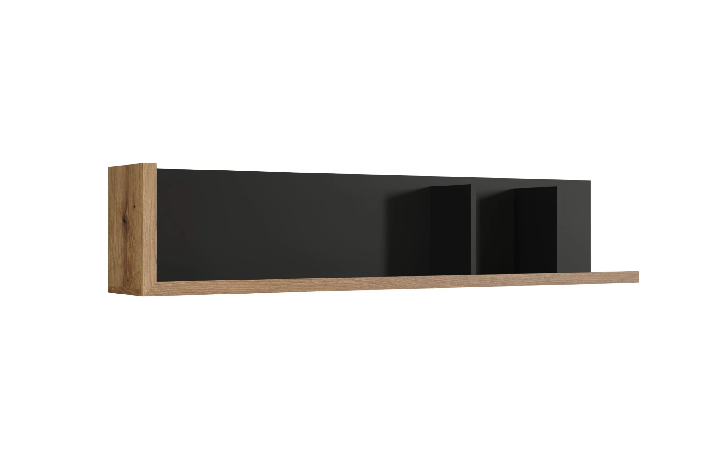Wandplank Synnax | 150 X 23 X 30 Cm | Anthracite Oak 4 Wandplank Synnax | 150 X 23 X 30 Cm | Anthracite Oak - Afbeelding 4