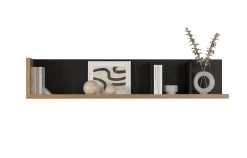 Wandplank Synnax | 150 X 23 X 30 Cm | Anthracite Oak 10 Wandplank Synnax | 150 X 23 X 30 Cm | Anthracite Oak -Collectie Woonkamermeubels Synnax WO 2134 481 84 frontal D Freisteller 20230315 c5c6