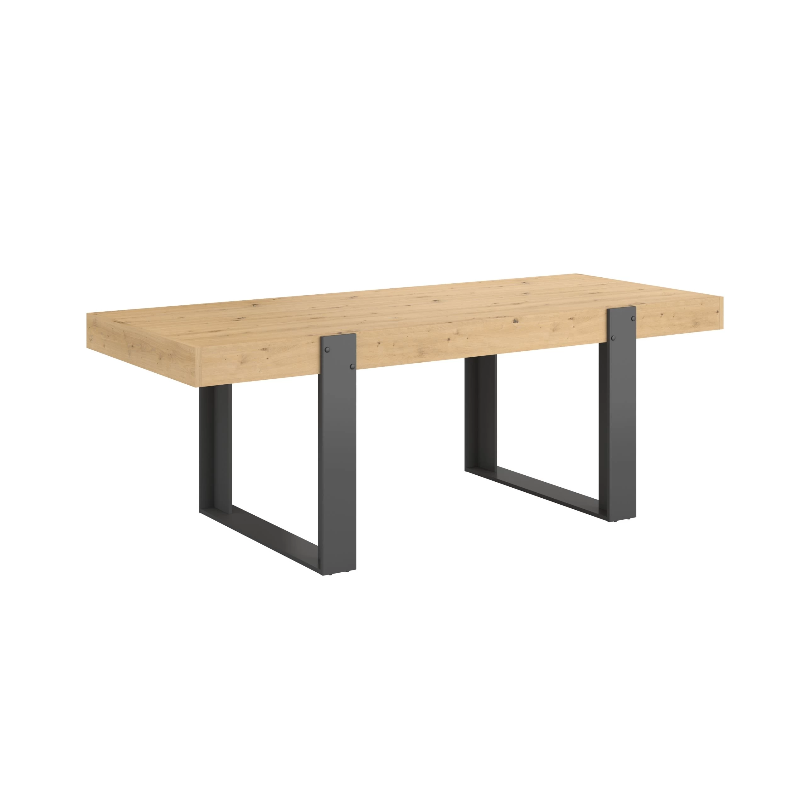 Eettafel Londen-224cm- Eik/donkergrijs 6 Eettafel Londen-224cm- Eik/donkergrijs - Afbeelding 6