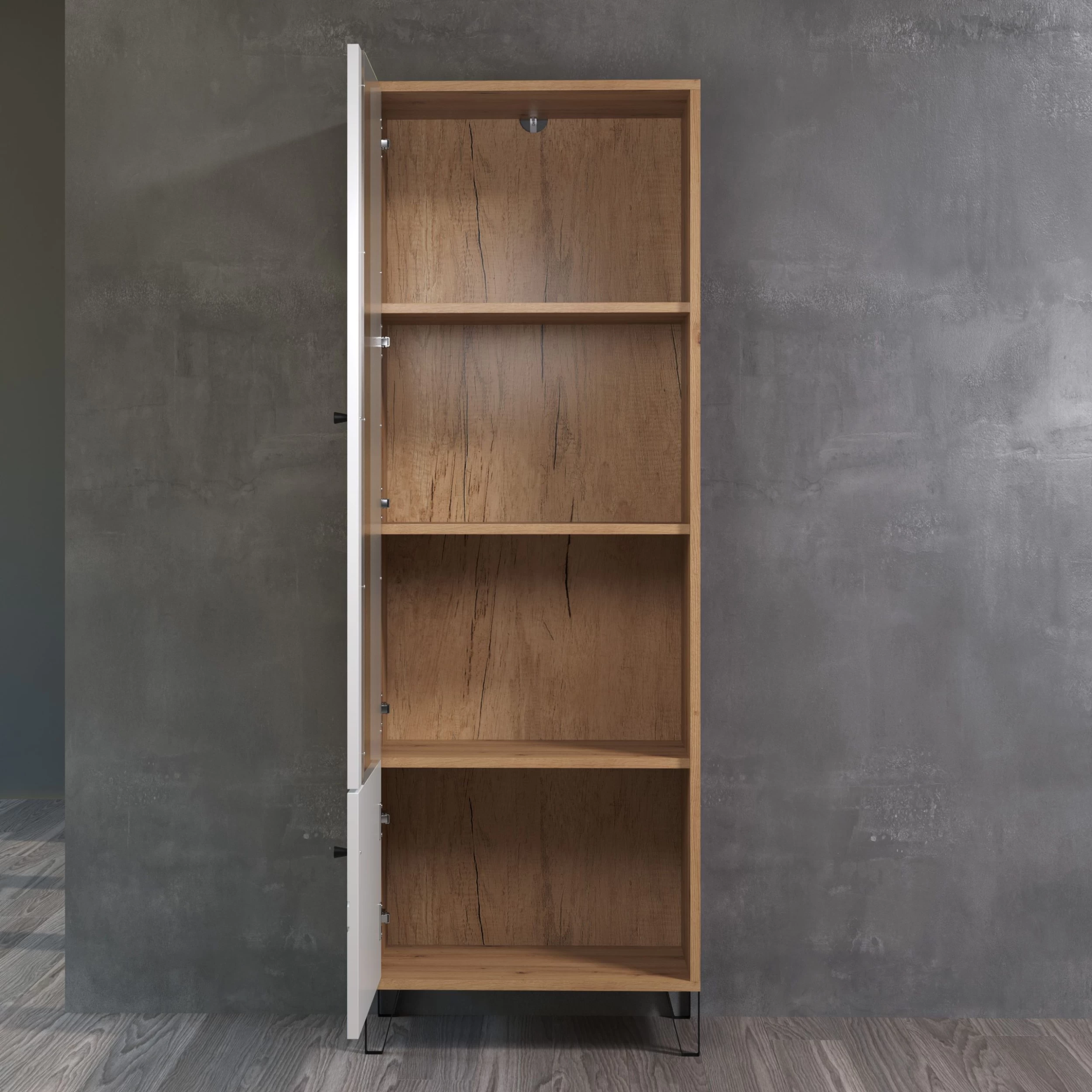 Vitrinekast Touch | 63 X 40 X 172 | Wit 6 Vitrinekast Touch | 63 X 40 X 172 | Wit - Afbeelding 6