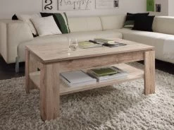 Salontafel Universal | Met Legplank | 110 X 65 X 47 Cm | Eikenhouten Kleur -Collectie Woonkamermeubels Universal CT 1100 112 88 dynamisch D 20140417 af26
