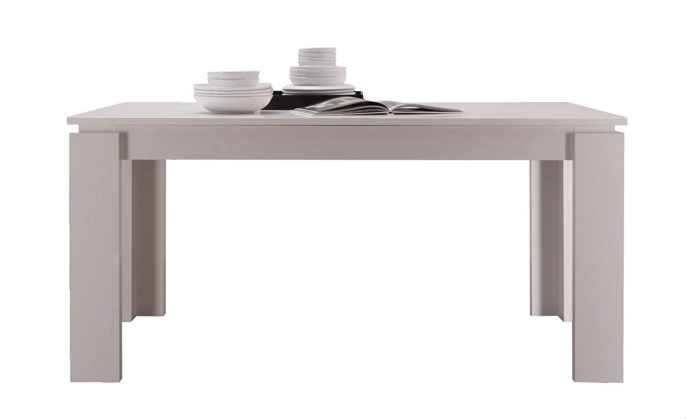 Eettafel Universal | Verlengbaar | 160 X 90 X 77 Cm | Wit 2 Eettafel Universal | Verlengbaar | 160 X 90 X 77 Cm | Wit - Afbeelding 2