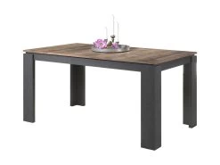 Eettafel Universal | Verlengbaar | 160 X 90 X 77 Cm | Matera-grijs / Tobacco-brown Oak -Collectie Woonkamermeubels Universal ET 1100 162 48 dynamisch D Freisteller 20211029 02b8