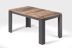 Eettafel Universal | Verlengbaar | 160 X 90 X 77 Cm | Matera-grijs / Tobacco-brown Oak -Collectie Woonkamermeubels Universal ET 1100 162 48 dynamisch Freisteller 20211029 a17f