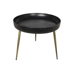 Salontafel Aventura Rond ø60cm - Zwart/goud -Collectie Woonkamermeubels VENTURA60AB 2 e3d1