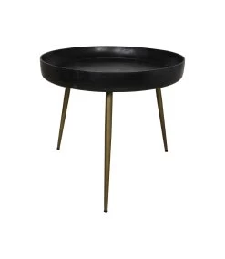 Salontafel Aventura Rond ø60cm - Zwart/goud -Collectie Woonkamermeubels VENTURA60AB 3 4b77