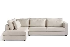 Hoekbank Verita Links - Beige -Collectie Woonkamermeubels Verbier 2L c15c