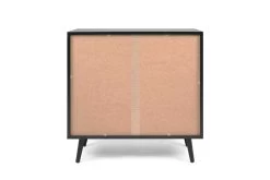 Ladekast Daka 80cm 3 Lades - Zwart/natuur 15 Ladekast Daka 80cm 3 Lades - Zwart/natuur -Collectie Woonkamermeubels Vienna 03A Schubladen Kommode hinten ebad