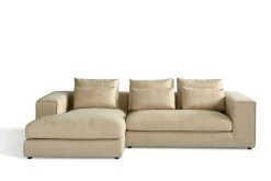 Hoekbank Videl Links - Beige -Collectie Woonkamermeubels Vieste 2 2L 7b49