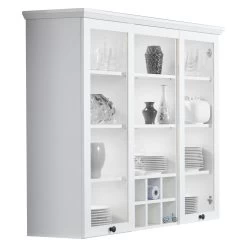 Bovenstuk Voor Vitrine- En Buffetkast Brandson Baxter | 119 X 36 X 106 | Wit